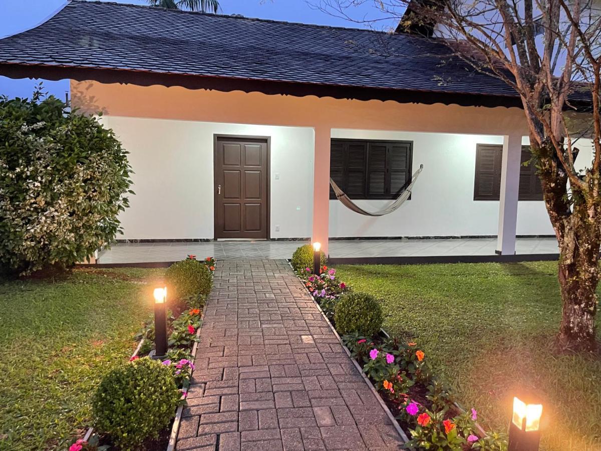Casa Melhor Localizada Em Pomerode Bagian luar foto